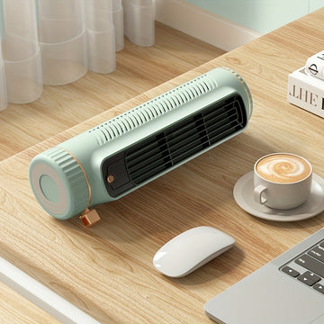 Ventilador Portátil Silencioso Recargable USB - 3 Velocidades