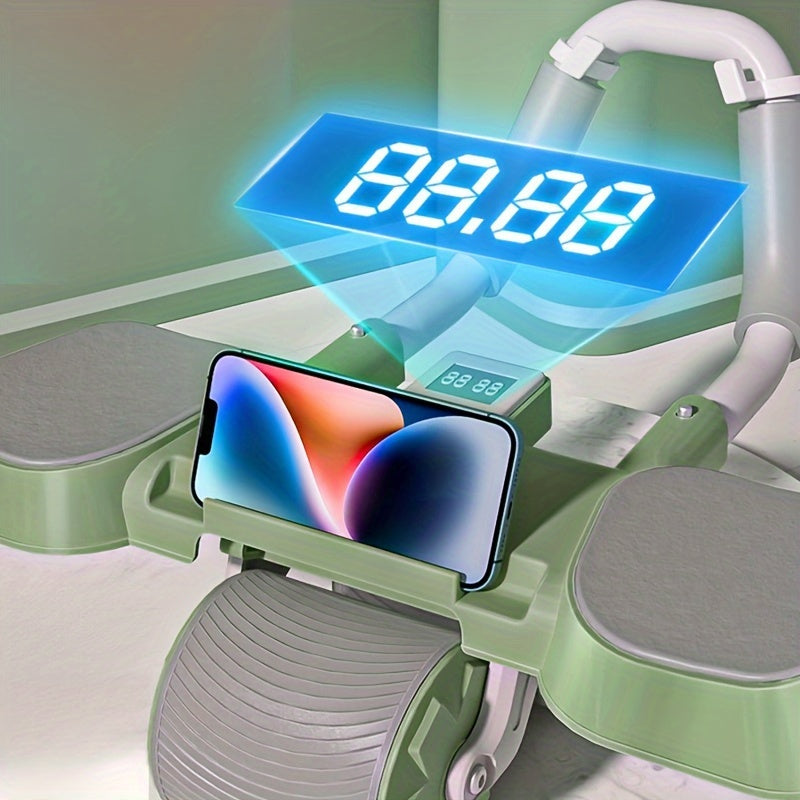 Rueda Abdominal Automática con Temporizador y Soporte