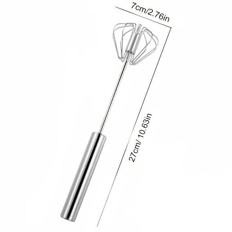 Batidor Manual de Acero Inoxidable para Cocina