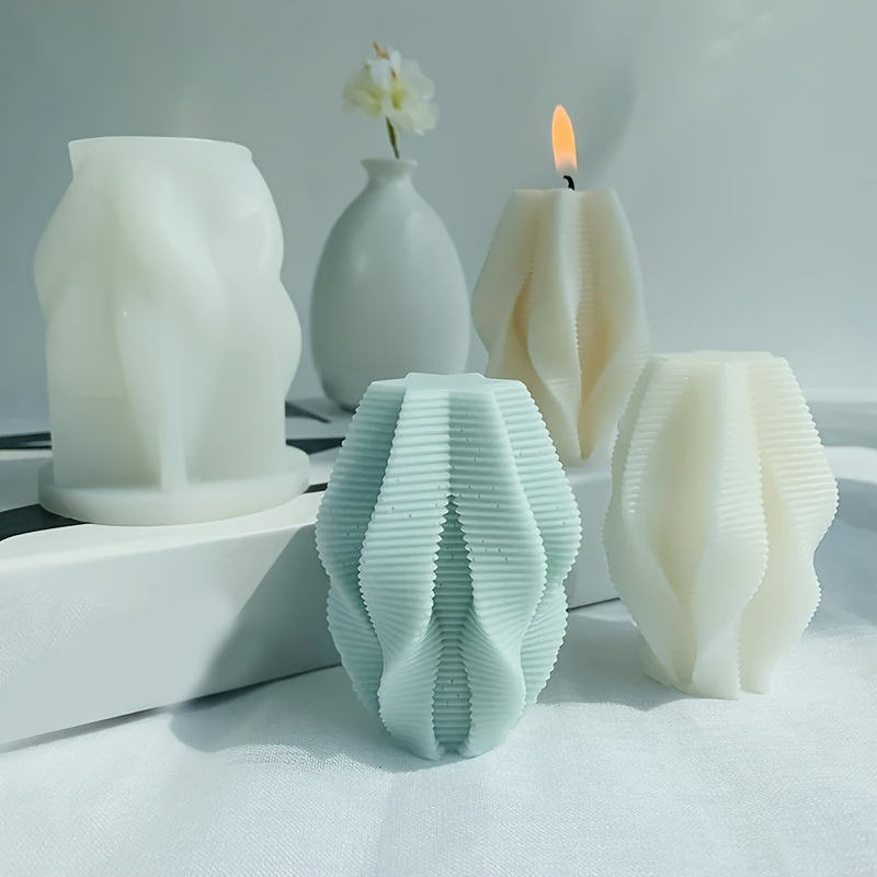 Molde de Silicona para Vela Geométrica Giratoria