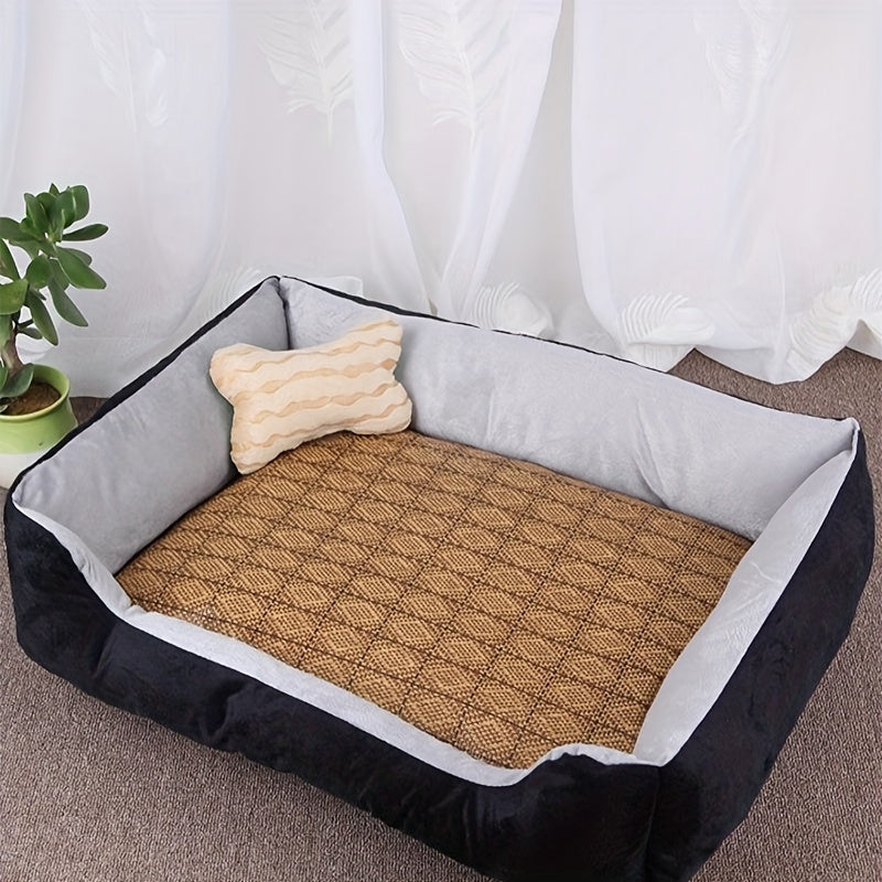 Alfombrilla de Verano para Mascotas Pequeñas - Diseño Cuadros