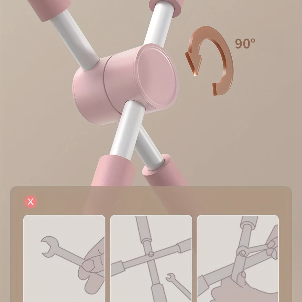 Barra de Postura para Yoga y Pilates, Material PP