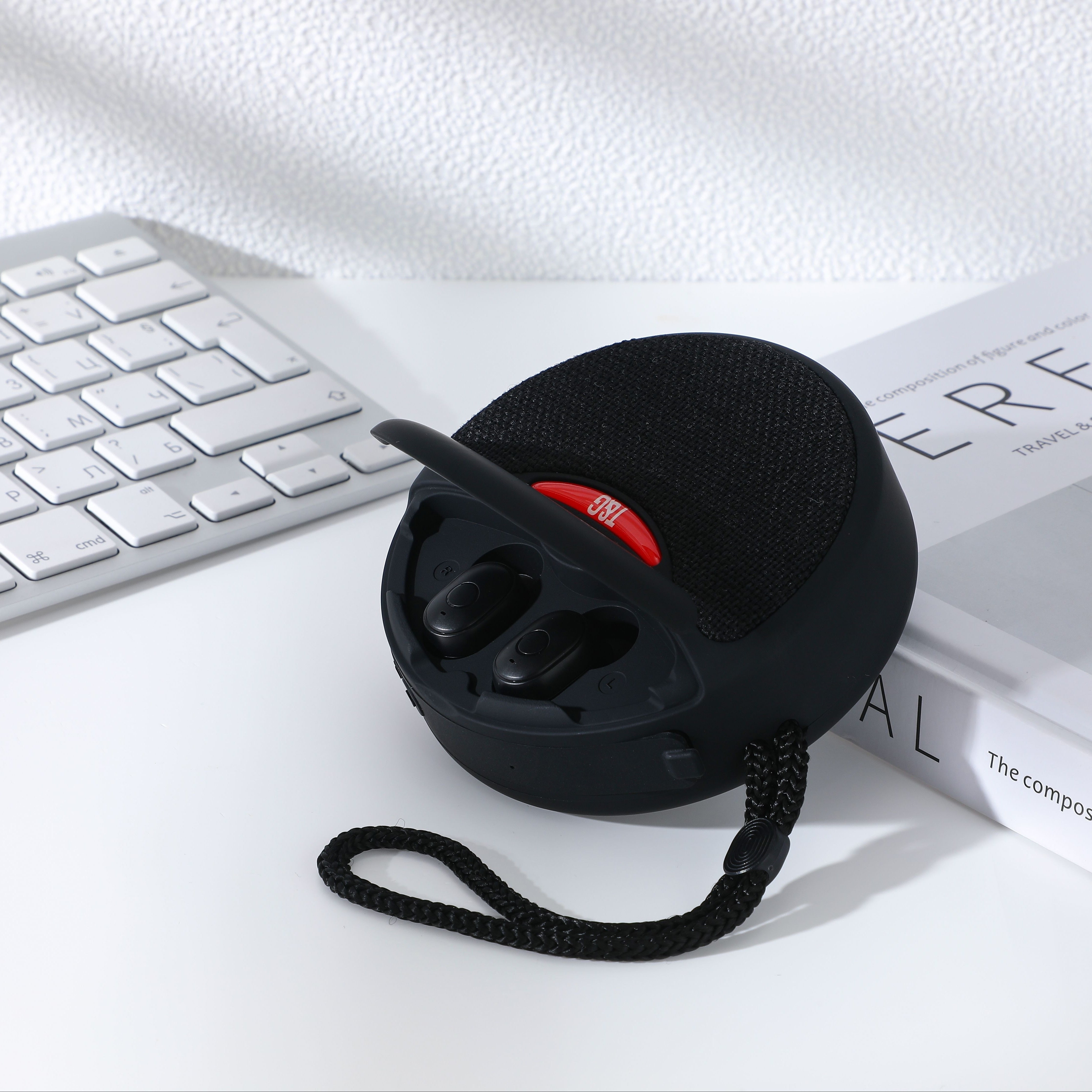 Auriculares Inalámbricos TG808 con Soporte y Radio FM