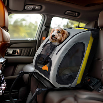 Cochecito de Viaje para Mascotas con Asiento de Coche Desmontable
