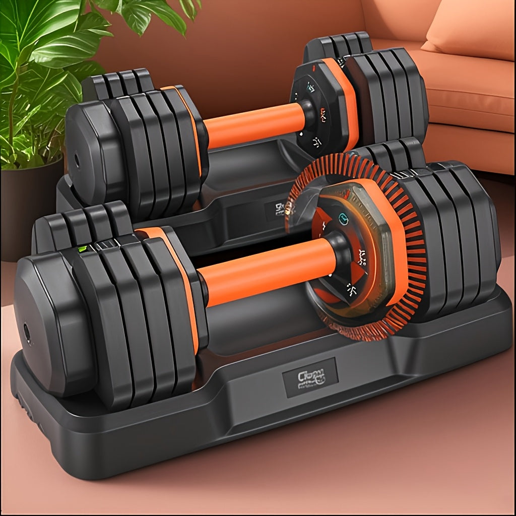 Mancuernas Ajustables 25LB con Agarre Antideslizante