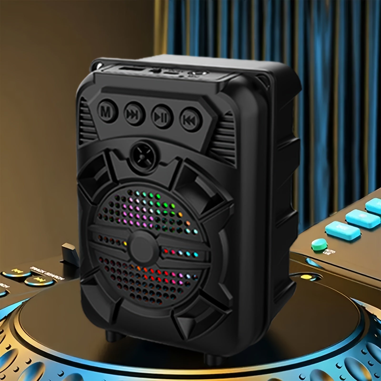 Altavoz Inalámbrico Portátil 5W con Luz RGB y TWS, Modelo ZQS1315