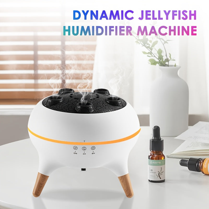 Difusor de Aromaterapia Inteligente Multi-Spray con LED y Música