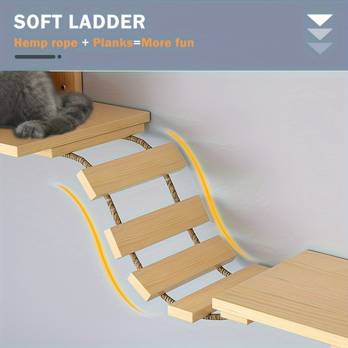 Árbol Rascador de Madera Maciza para Gatos con Torre y Casa