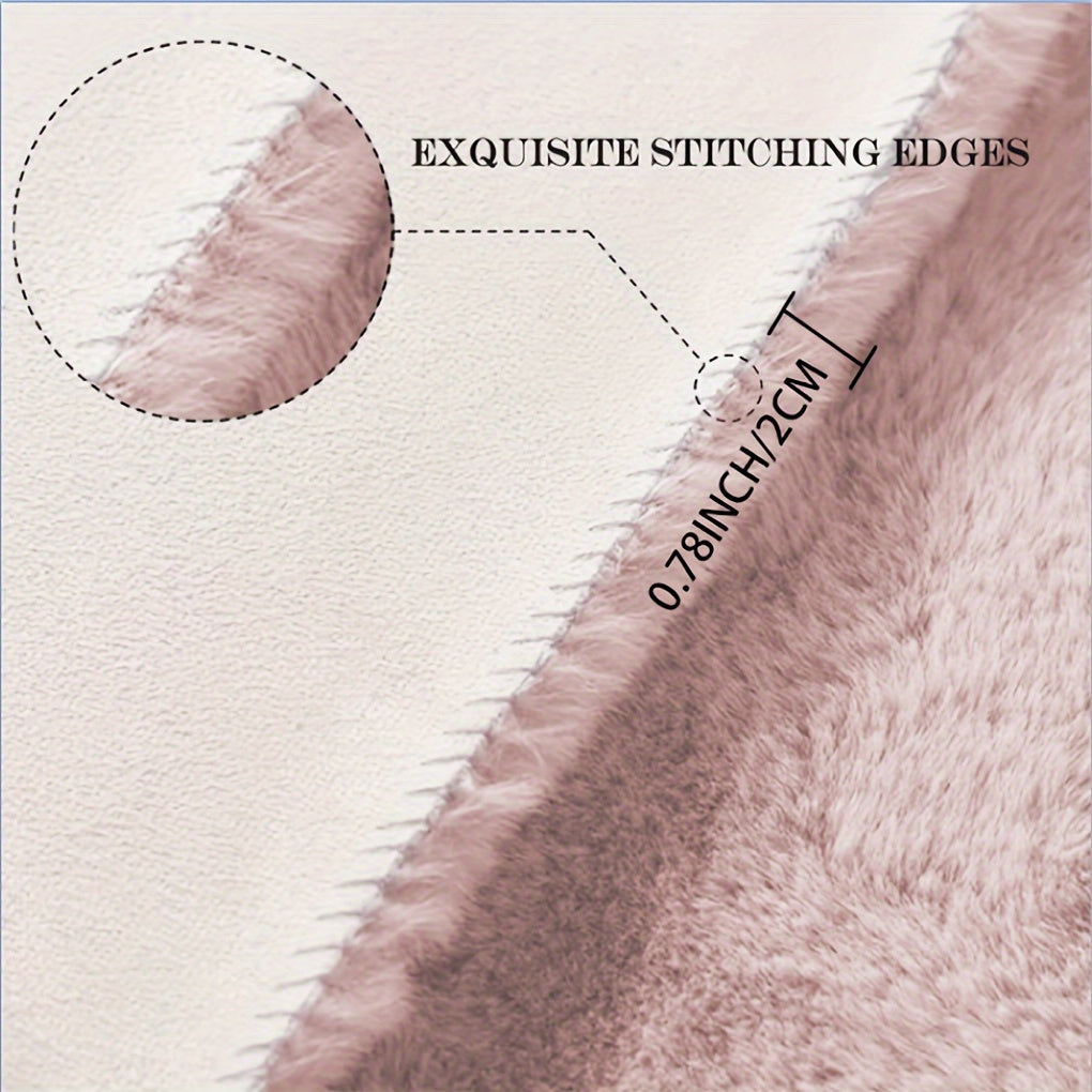 Cama Redonda de Piel Sintética para Mascotas - Beige o Blanca