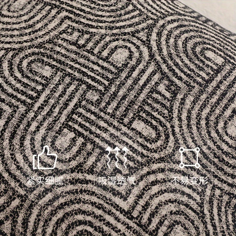 Set de 2 Fundas de Cojín Geométricas de Algodón 18x18"