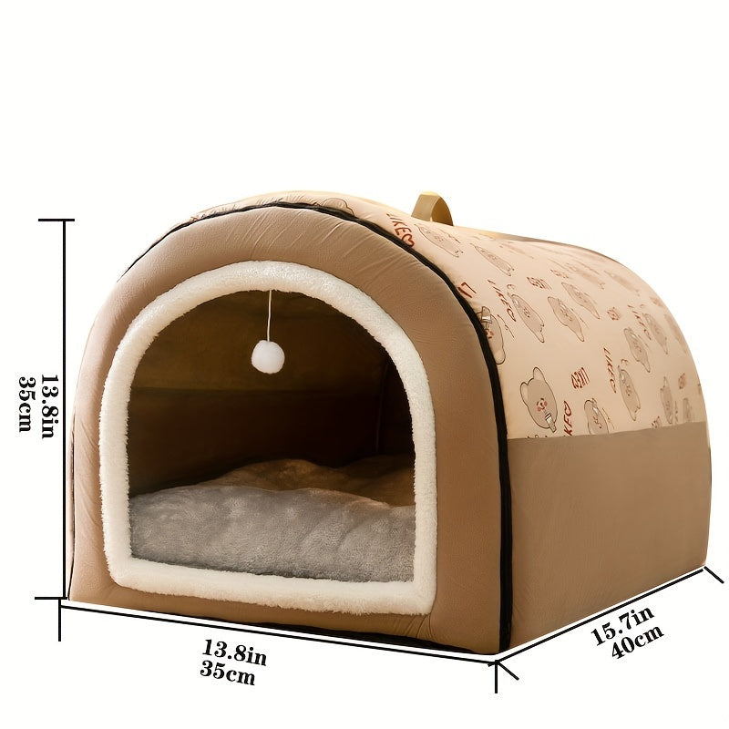 Cama para Perros EnigmaTails, Invierno Cálido, Espuma Viscoelástica
