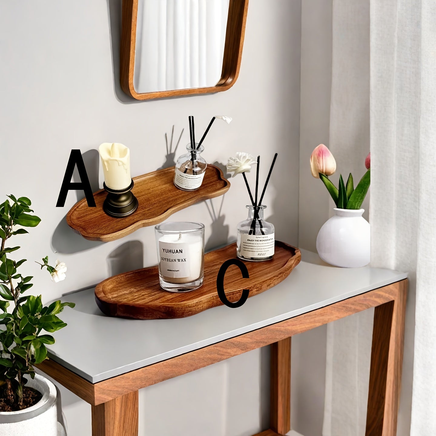 Bandejas de Madera para Baño: Almacenaje Elegante y Funcional