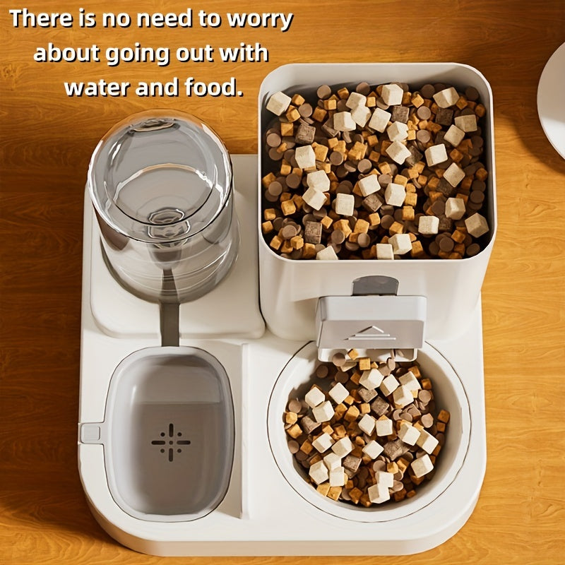 Dispensador Automático 2 en 1 para Mascotas