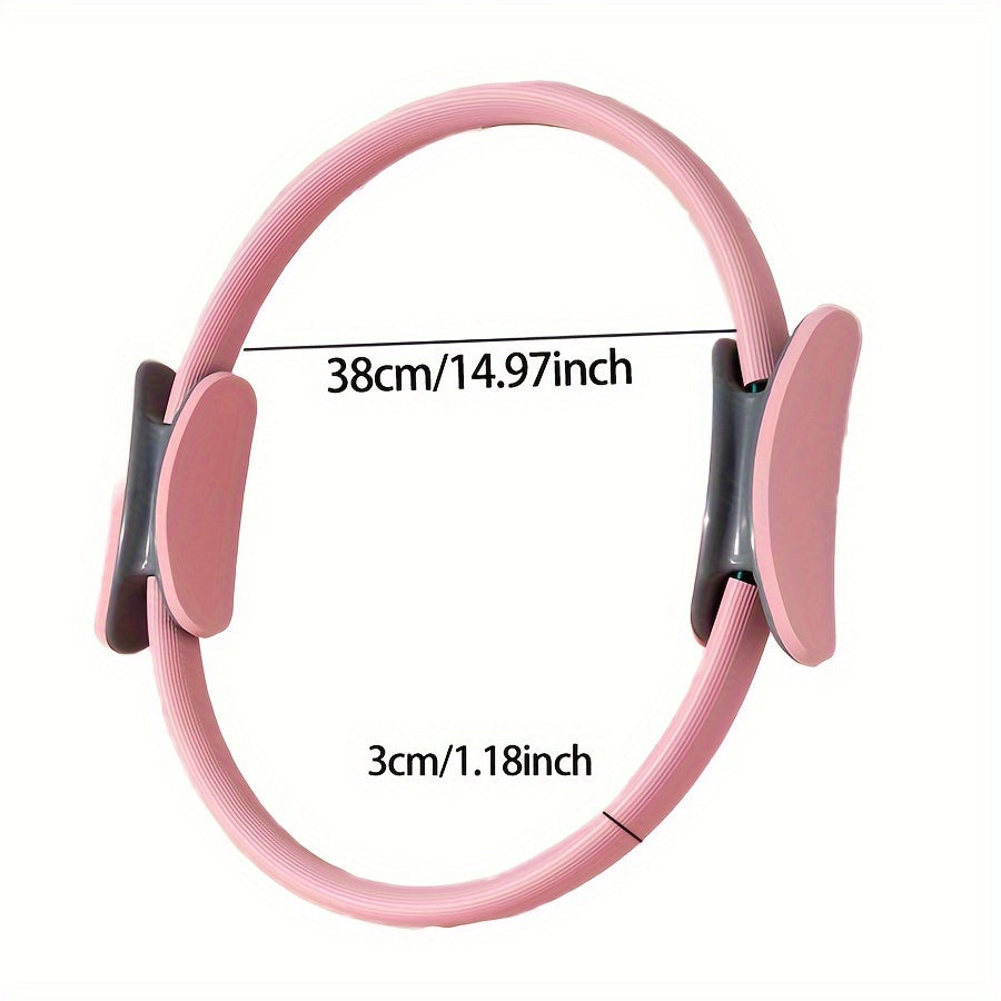 Anillo de Resistencia Rosa para Yoga y Pilates - Accesorio Esencial