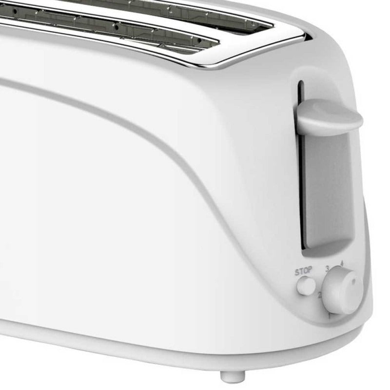 Tostadora de Pan 4 Rebanadas, 6 Niveles, Acero Inoxidable