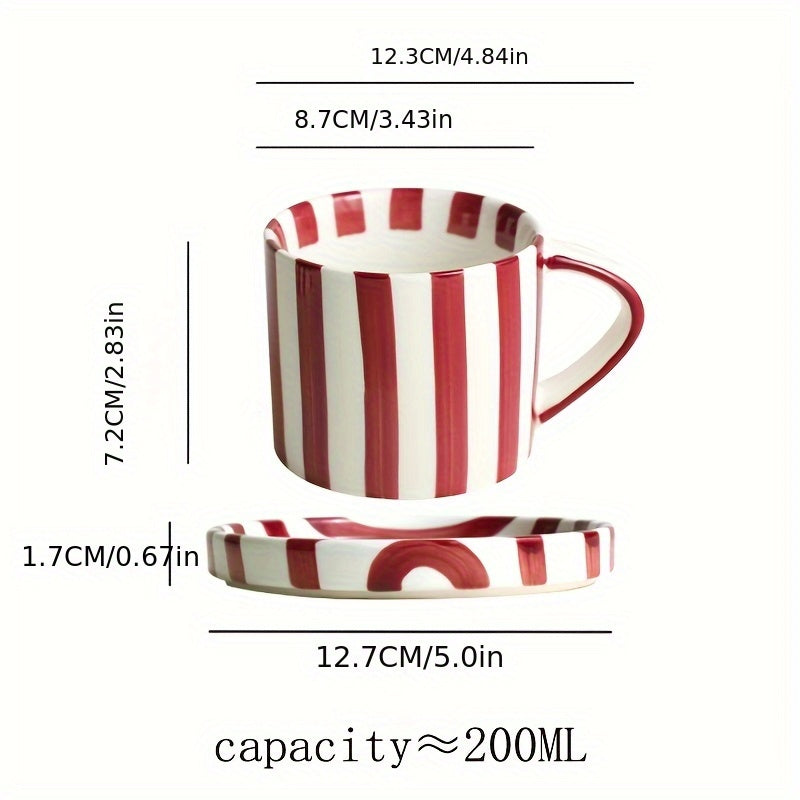 Set de Tazas de Café y Té de Cerámica, Uso Versátil