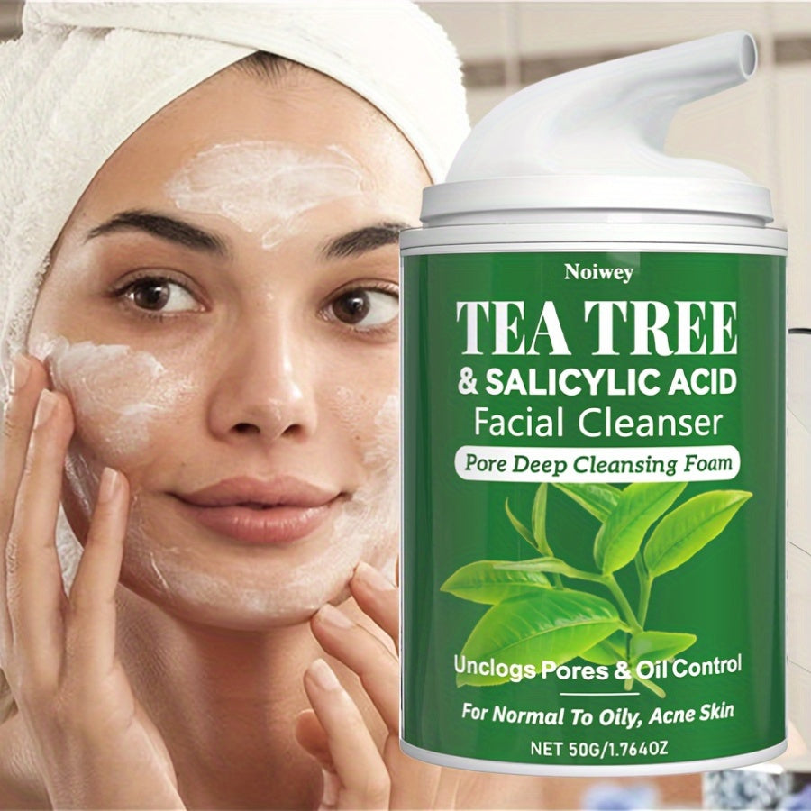 Limpiador Facial con Ácido Salicílico y Árbol de Té, 50g