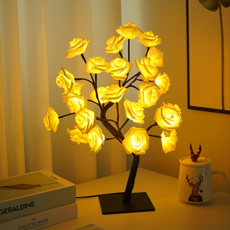 Luz LED Bonsái Decorativa para Mesa y Dormitorio