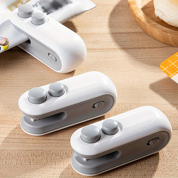 Sellador de Bolsas de Plástico Recargable USB para Cocina