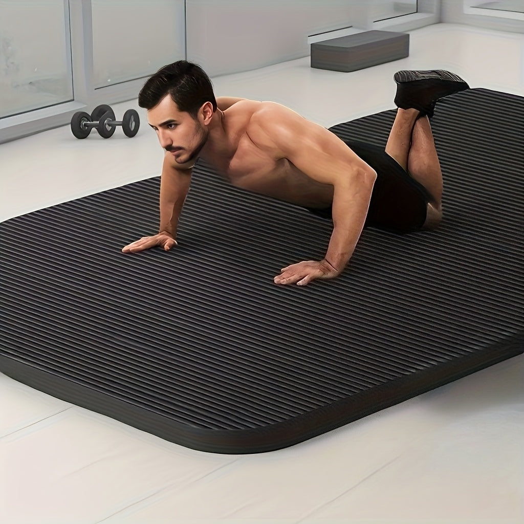 Esterilla de Yoga 2m Negra - Antideslizante y Acolchada