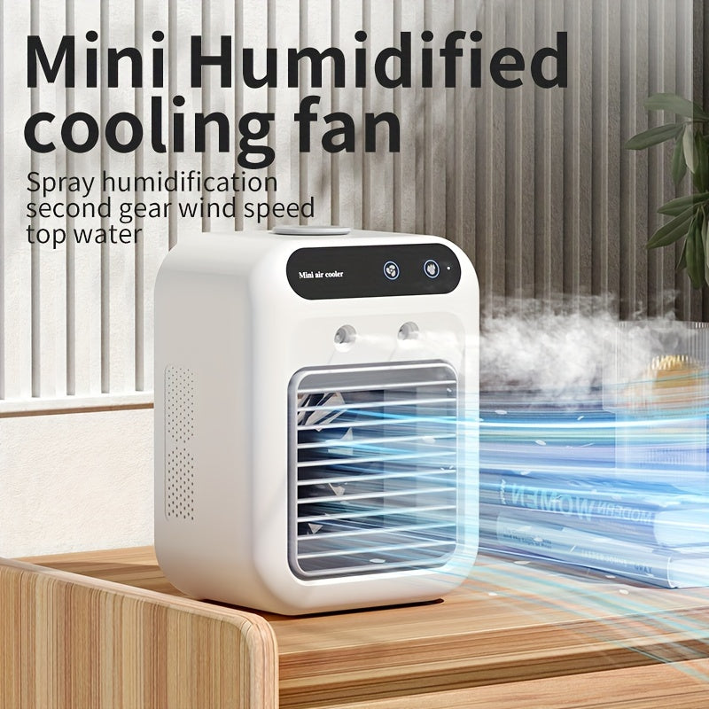 Ventilador Mini Portátil de Sobremesa con Refrigeración por Agua