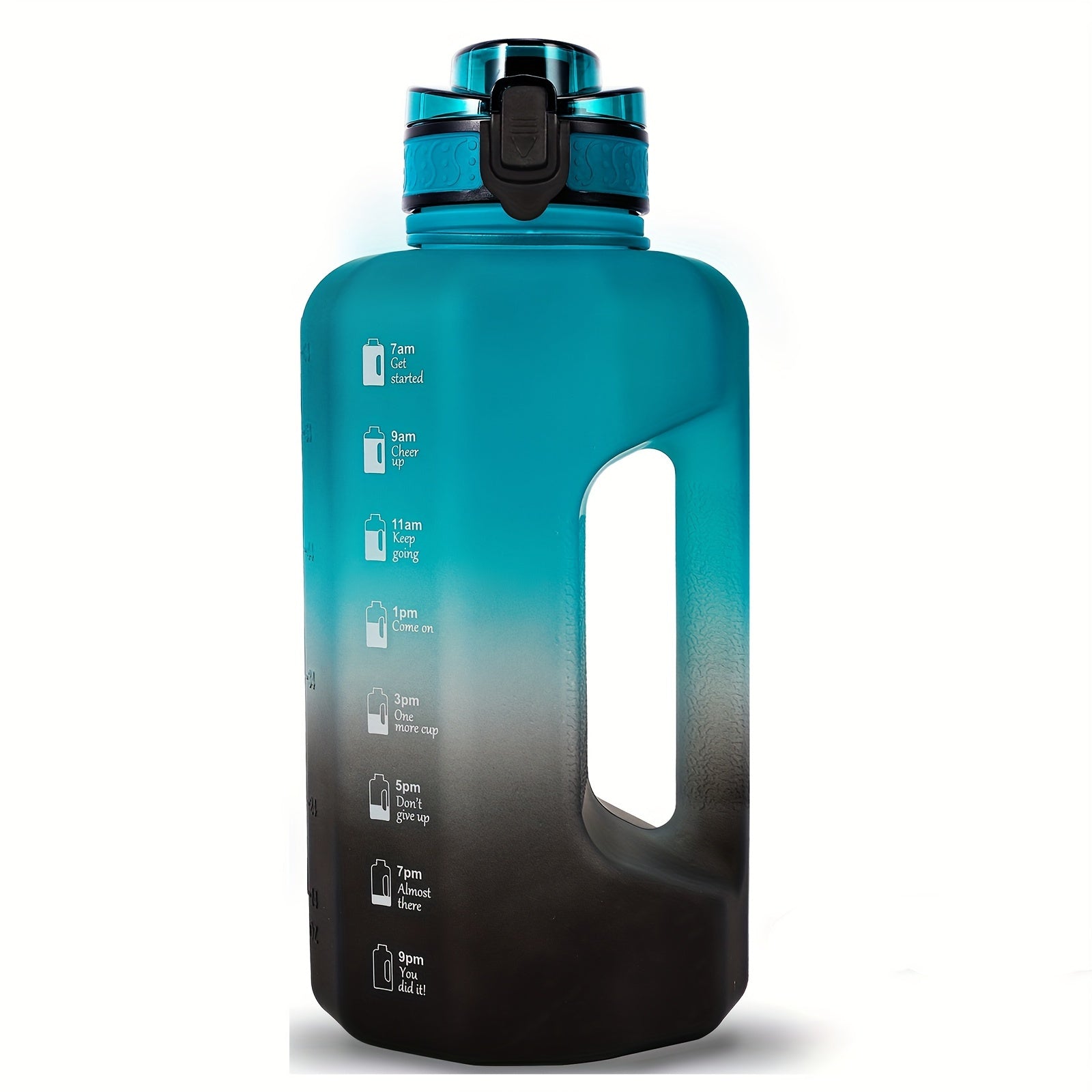 Botella de Agua Grande 2.2L con Asa, Libre de BPA para Fitness