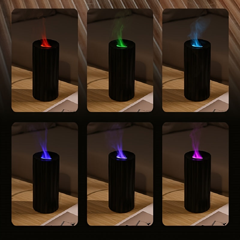 Difusor de Aromas y Humidificador USB para Hogar y Oficina - Negro/Blanco