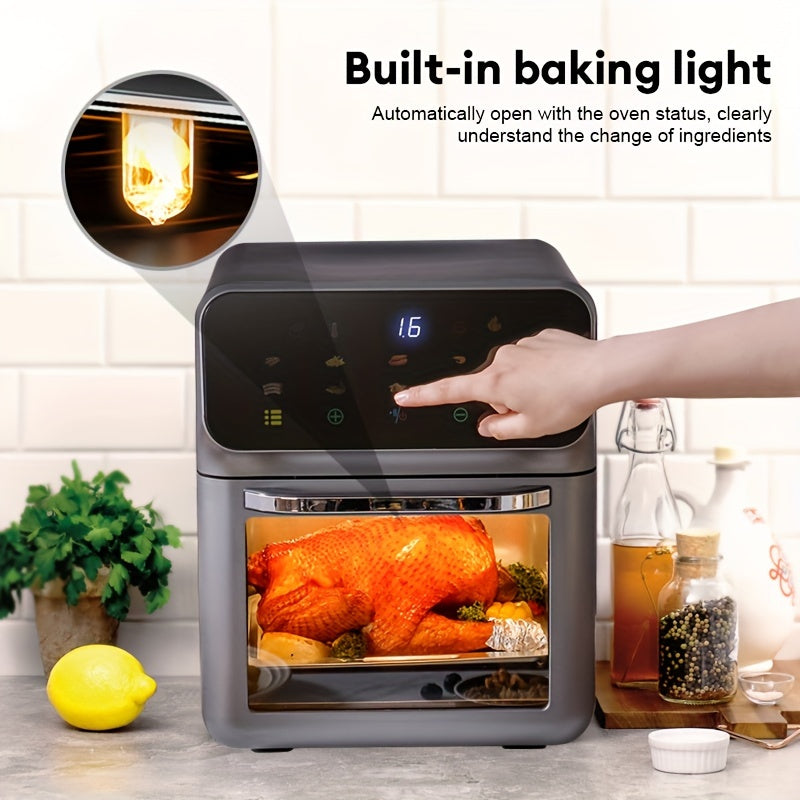 Freidora de Aire 10L BALASHOV, Horno Eléctrico Multifunción 18 Modos