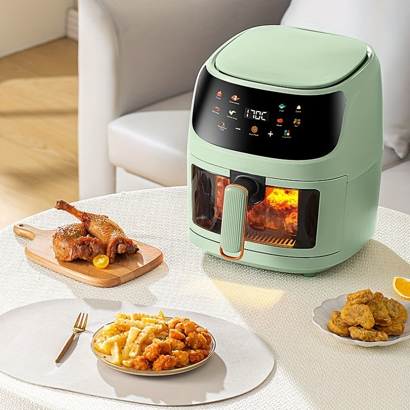 Freidora de Aire de Gran Capacidad con Pantalla Táctil de Color, 6L