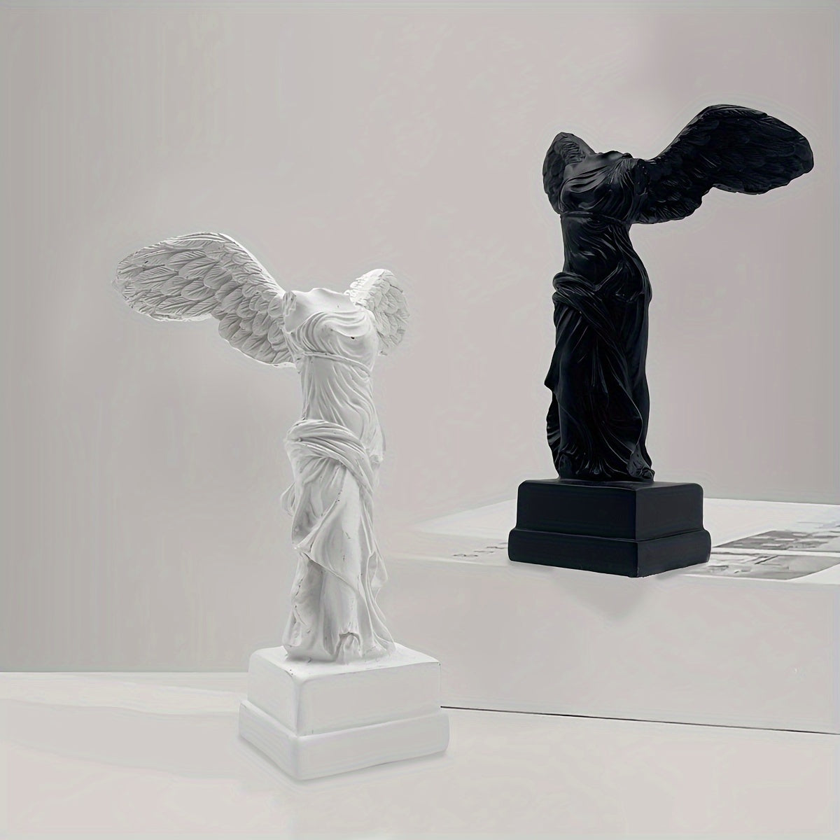 Escultura de Ángel Sin Cabeza de Resina para Decoración del Hogar