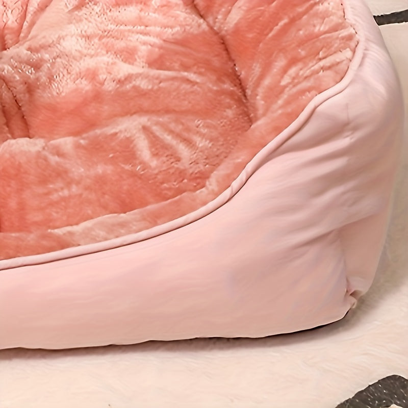 Cama Acogedora para Mascotas - Diseño de Orejas de Peluche