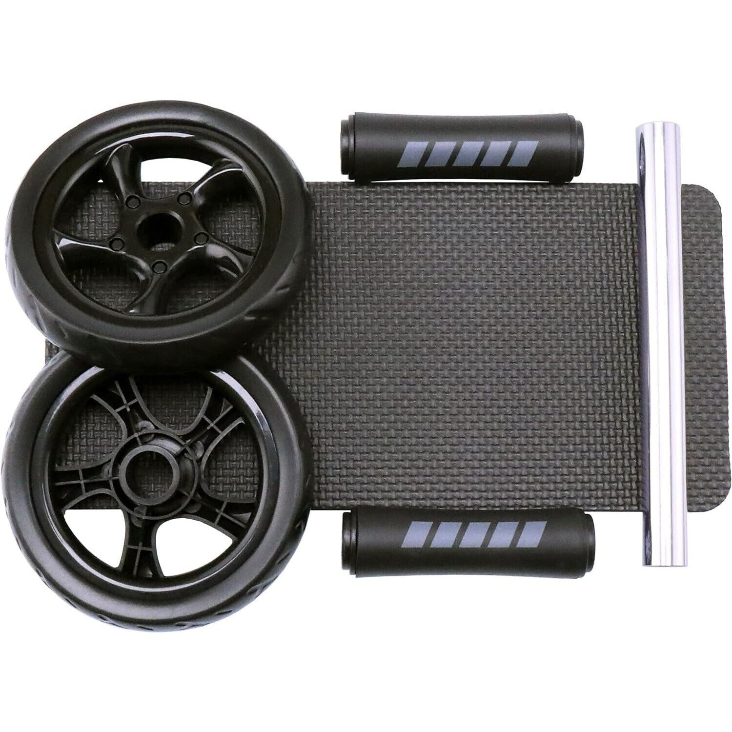 Rueda Abdominal con Esterilla y Mango de Espuma para Ejercicios en Casa