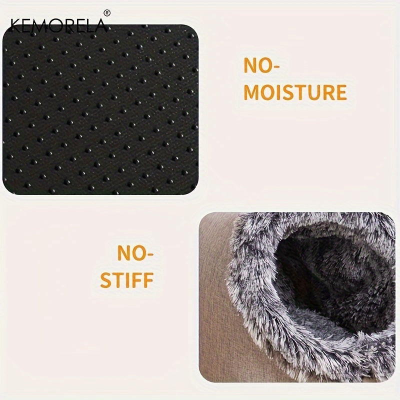 Cama para Gato con Asa | Diseño Circular y Cómodo para Viajes y Hogar