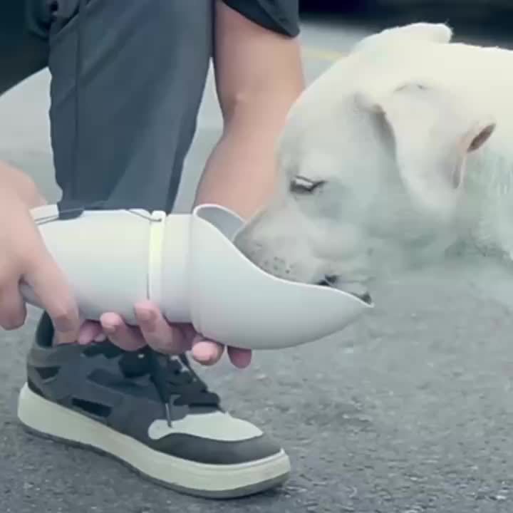 Botella de Agua Portátil de Silicona para Mascotas