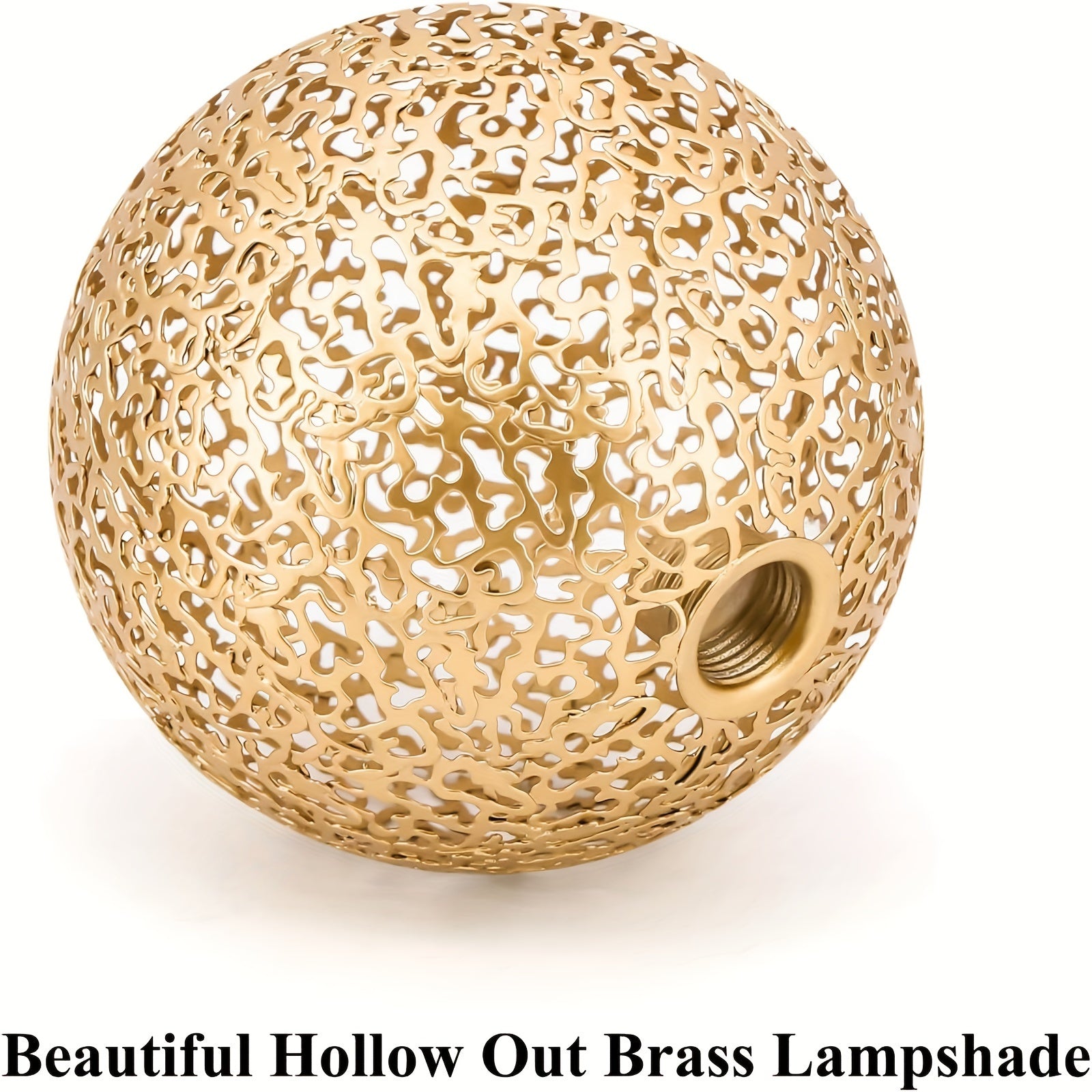 Lámpara de Mesa Moderna con Pantalla de Latón Dorado