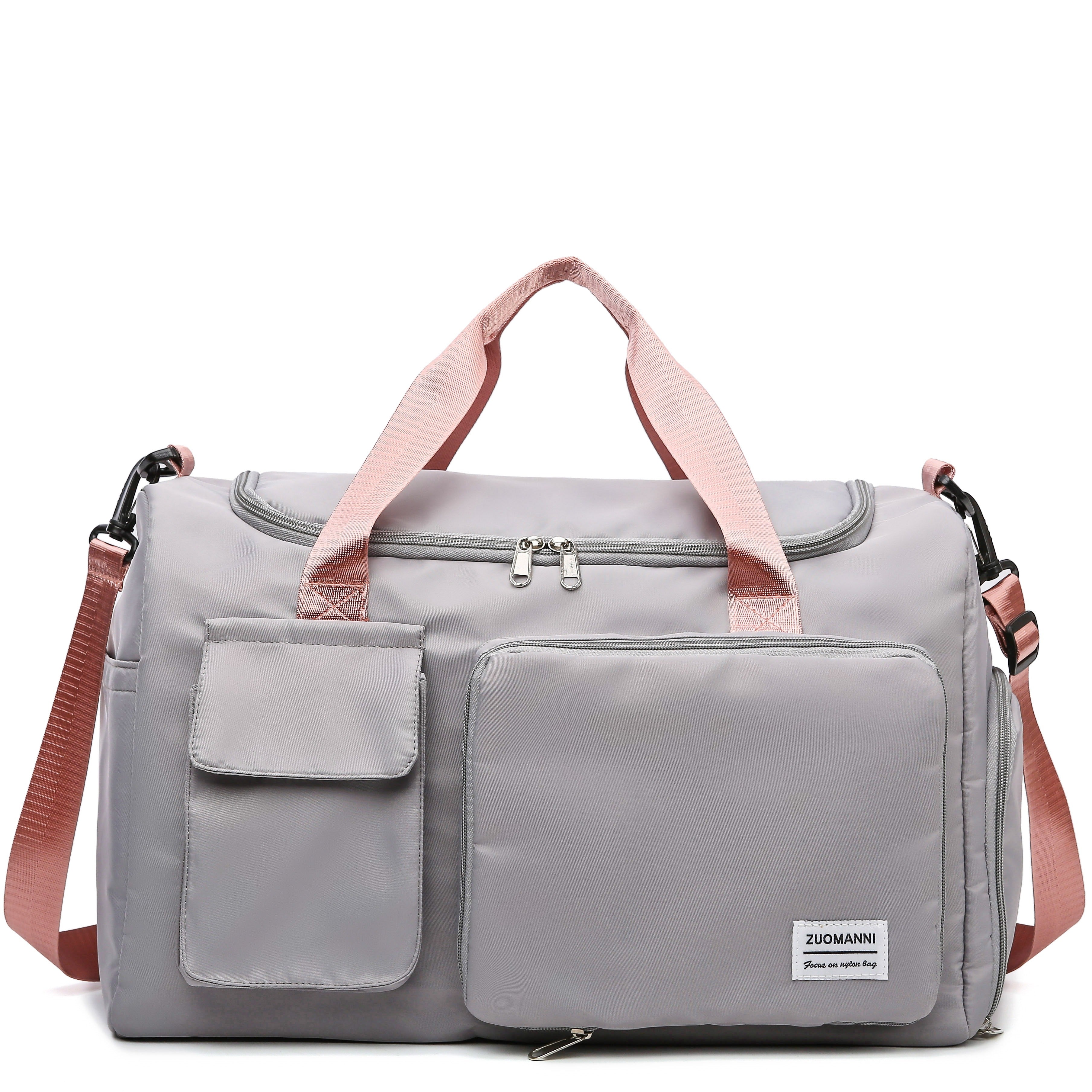 Bolso de Viaje Grande de Nylon con Correa Cruzada