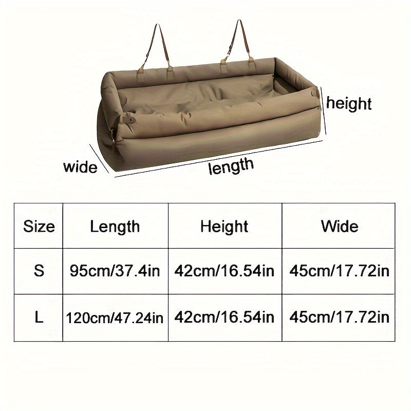 Asiento Elevador de Coche para Perros de Lujo, Seguridad y Comodidad