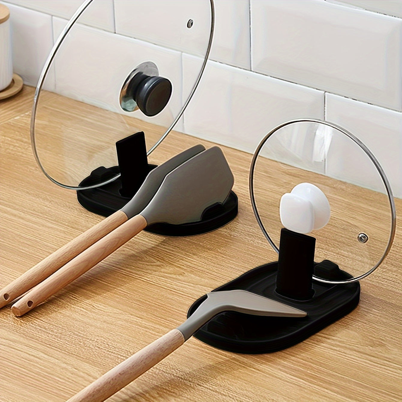 Soporte plegable para utensilios de cocina