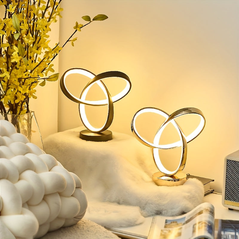 Lámpara de Escritorio Atmosférica con Luz Ajustable y Base Antideslizante