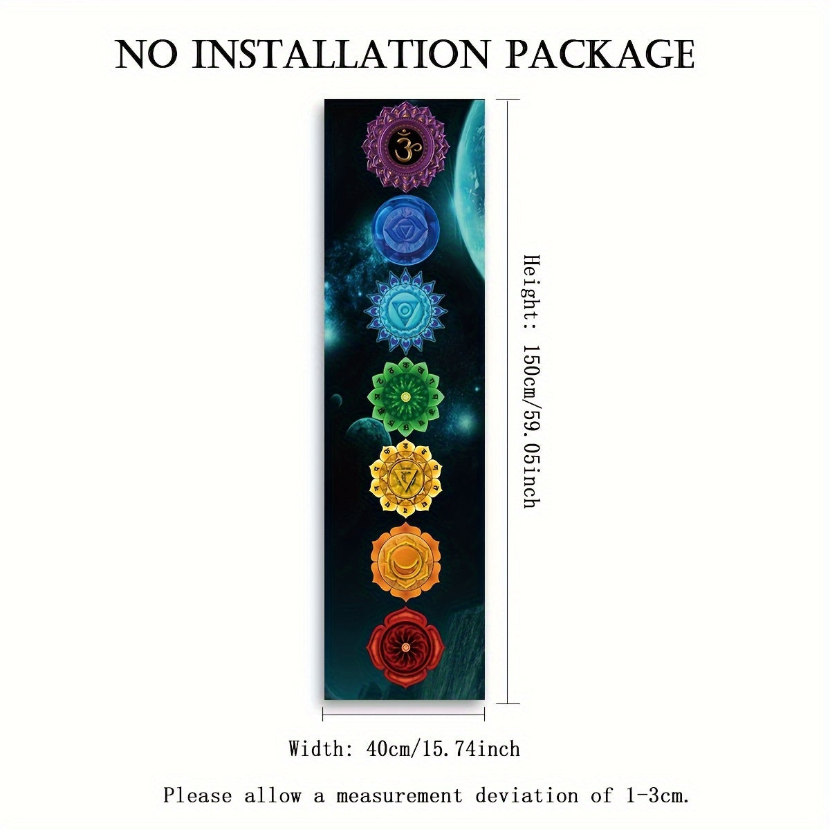 Tapiz Psicodélico de Meditación para Decoración de Pared