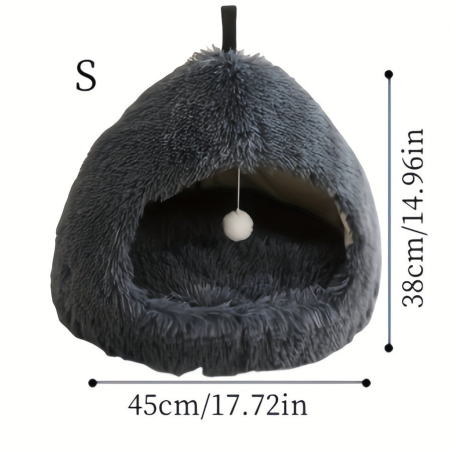 Cama Redonda Acogedora para Mascotas, Varios Tamaños y Colores