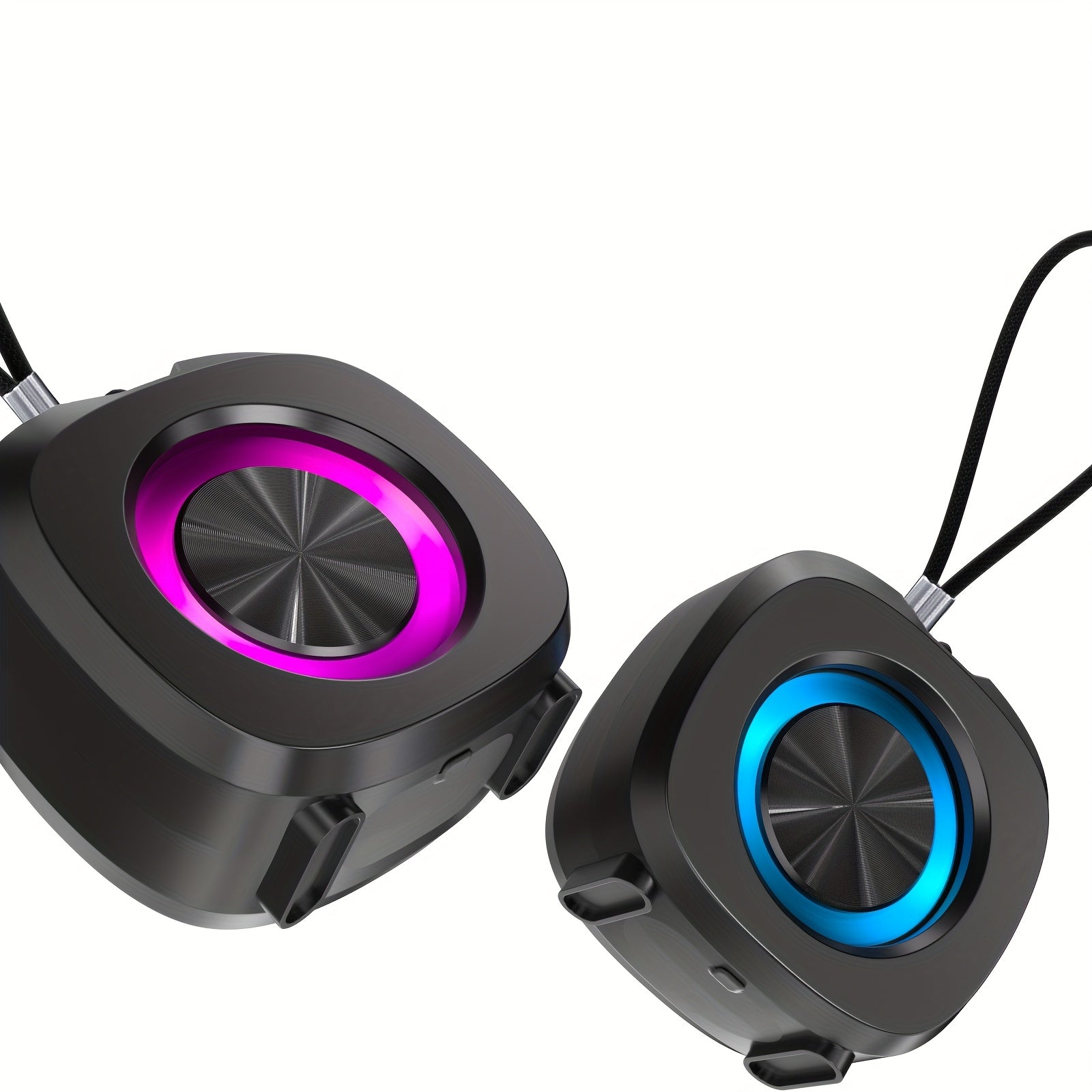 Altavoz Inalámbrico Portátil con Luz RGB, Recargable por USB-C