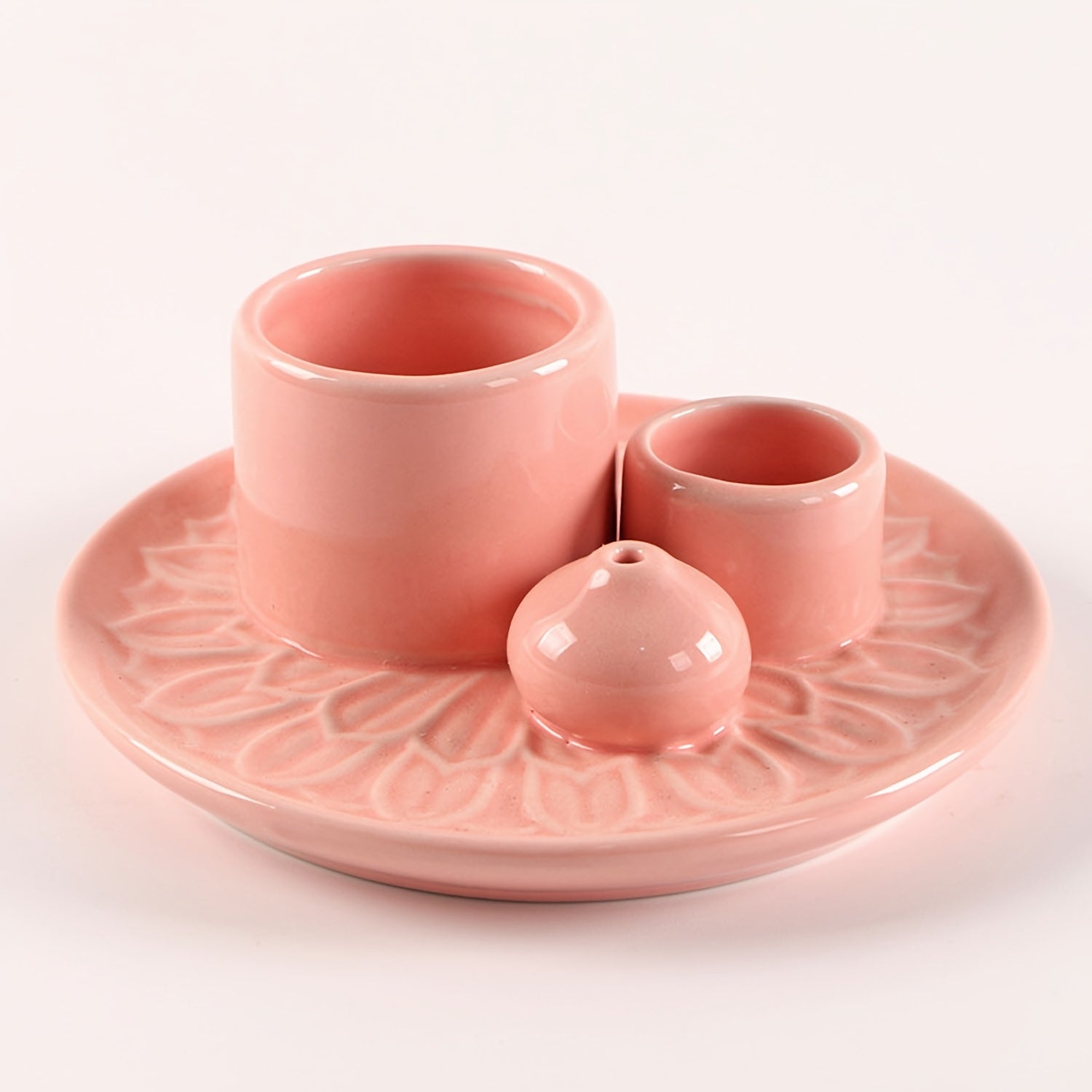 AromaRelax Burner: Soporte de Incienso de Cerámica 4 en 1