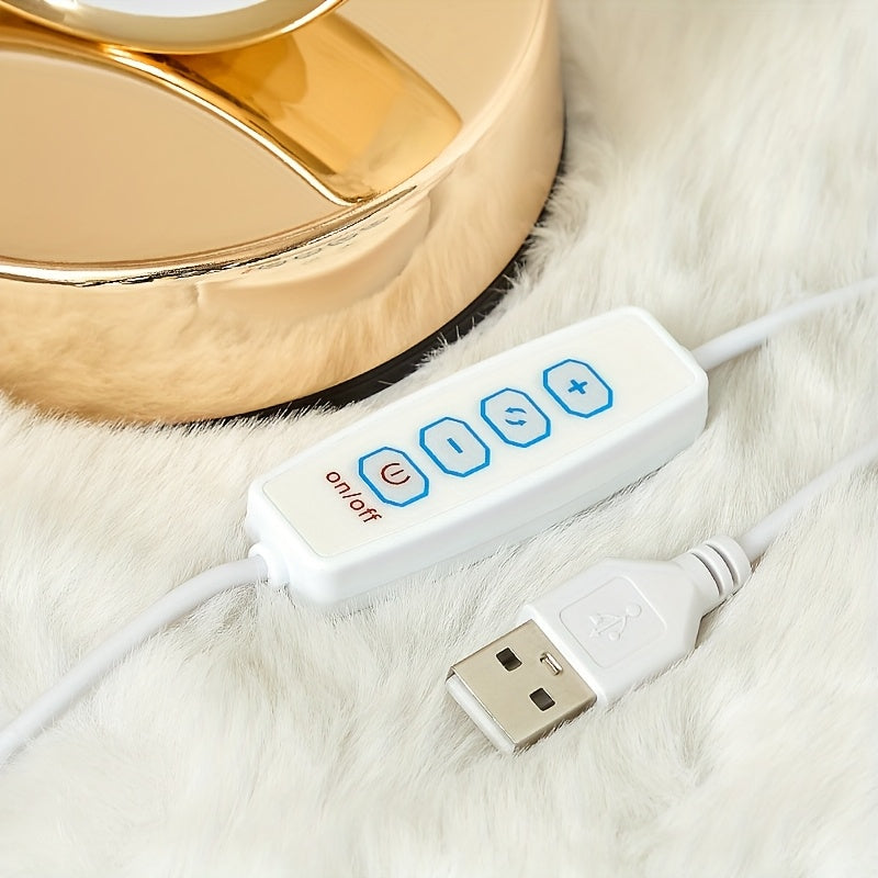 Lámpara de Escritorio Atmosférica con Luz Ajustable y Base Antideslizante