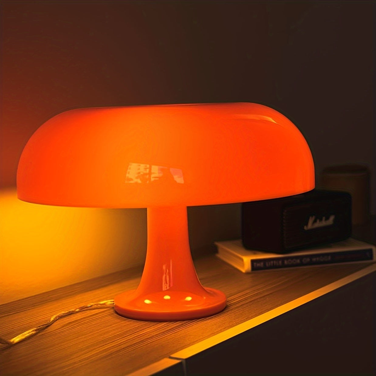 Lámpara de Mesa LED Champiñón Chic - Luz Regulable USB para Decoración de Hogar