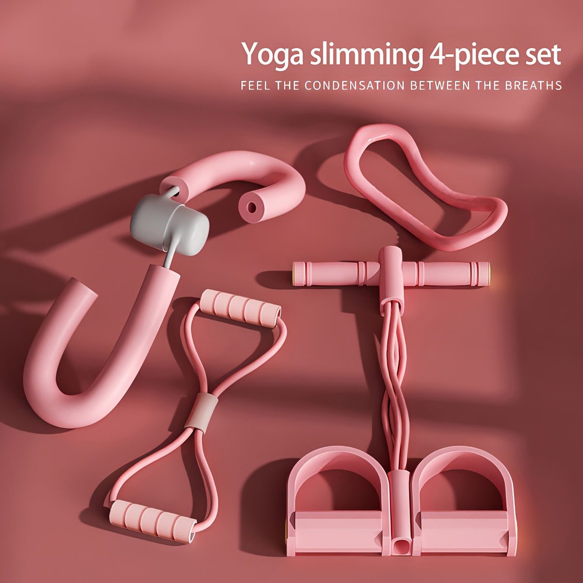 Set de Yoga y Fitness para Casa - Material Duradero, Color Sólido