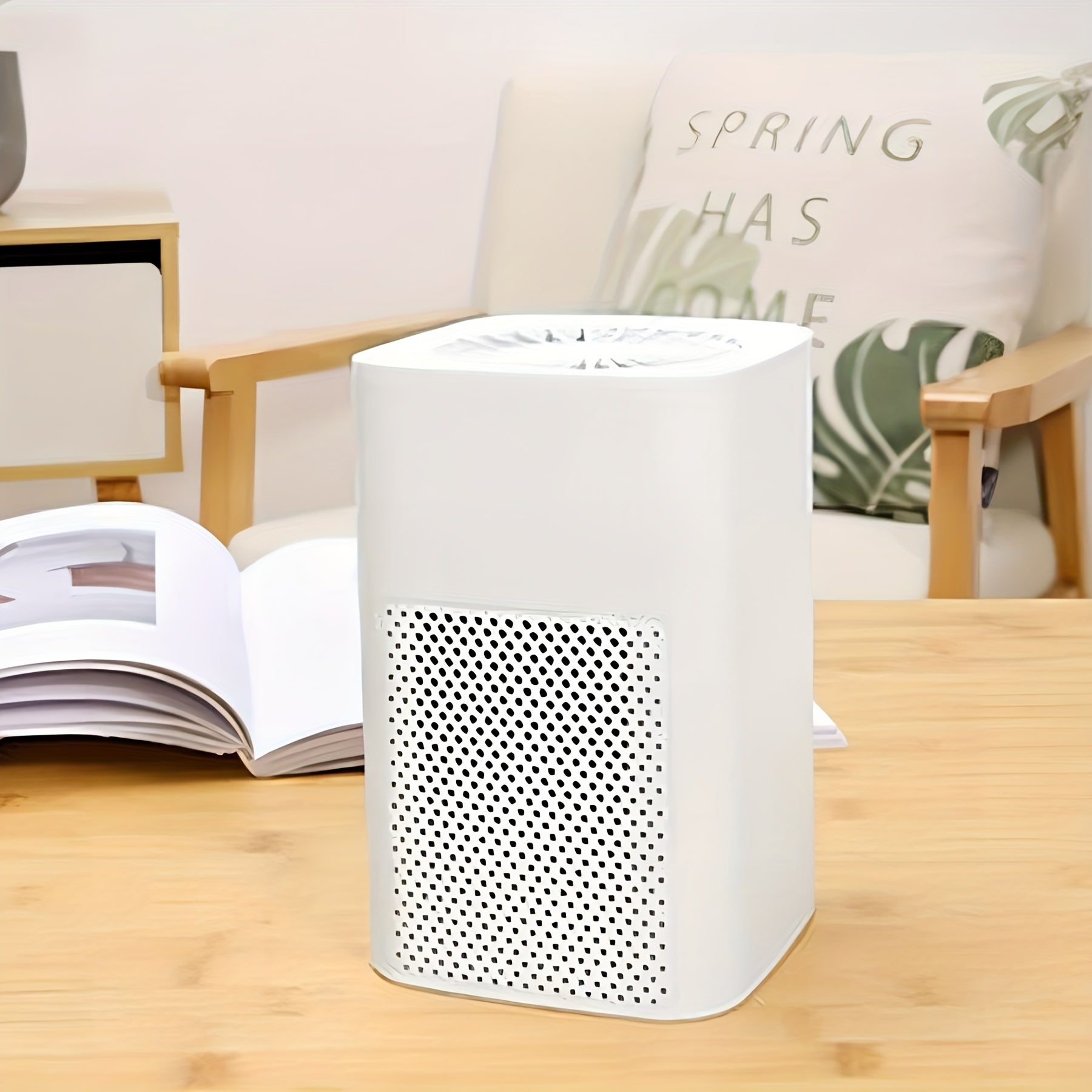 Humidificador Aromático Decorativo de Madera para Hogar y Oficina