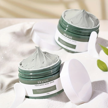 Mascarilla de Barro Volcánico 100g, Limpieza Facial y Corporal