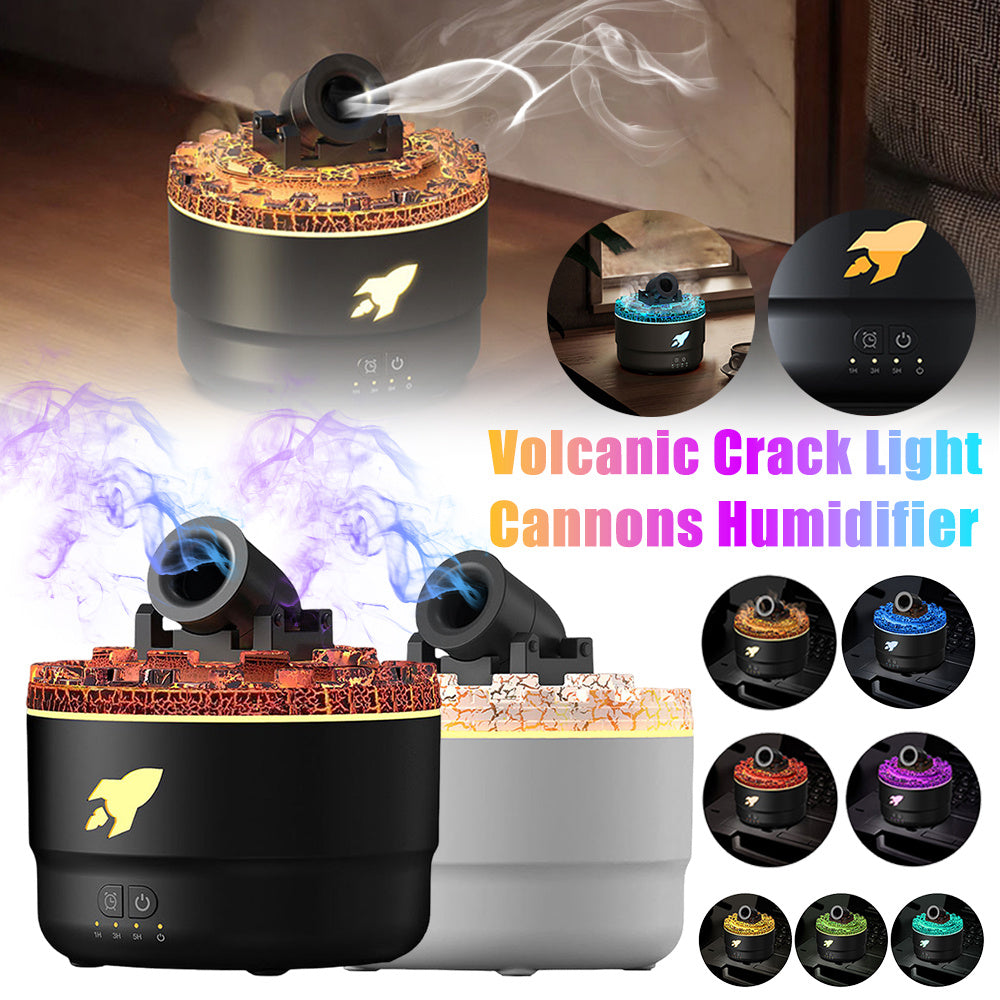 Humidificador y Difusor de Aromas USB con Luz Volcánica