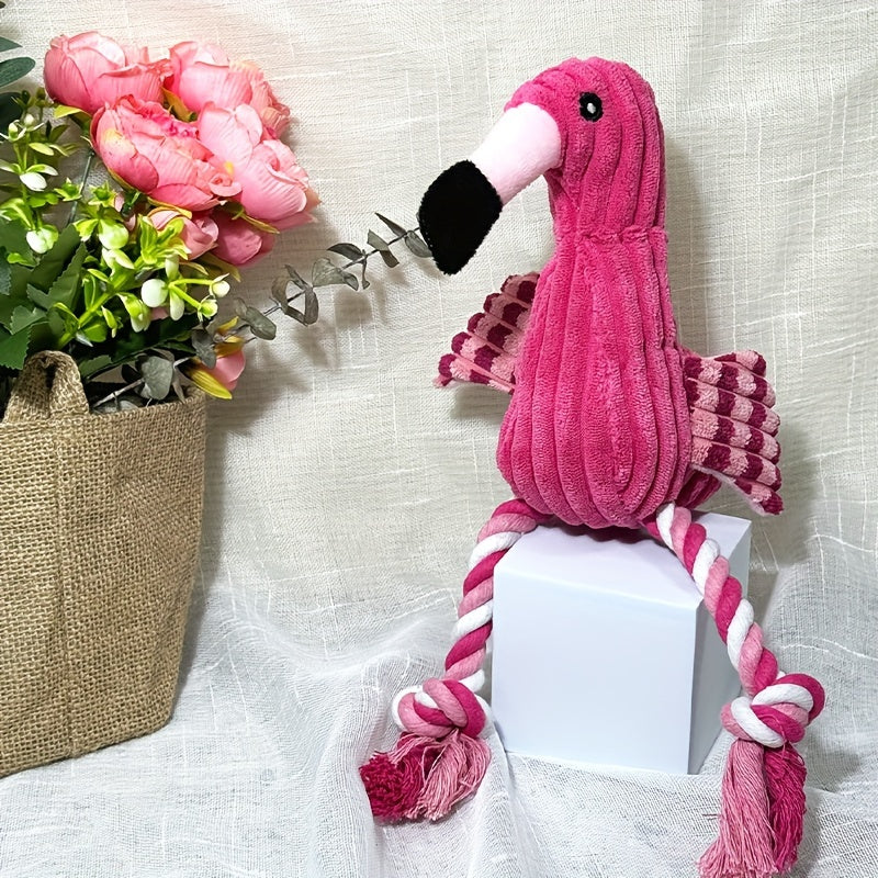 Juguete Interactivo de Peluche Flamenco para Perros de Todas las Razas